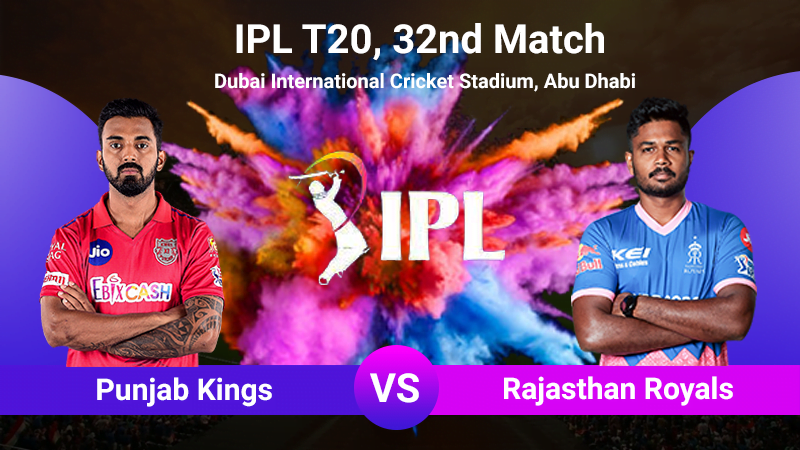 PBKS vs RR, 32nd Match