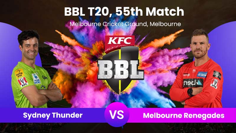 Sydney Thunder vs Melbourne Renegades