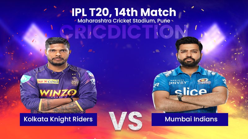 KKR vs MI, 14th Match