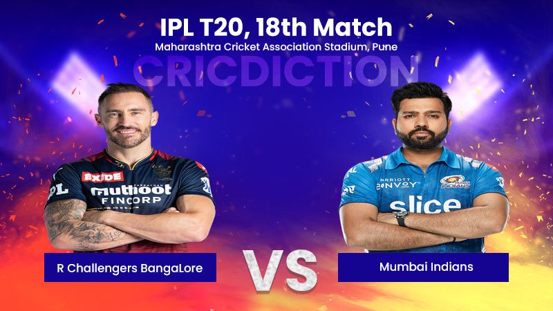 RCB vs MI, 18th Match