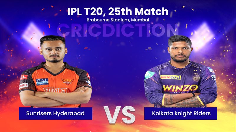 SRH vs KKR, 25th Match